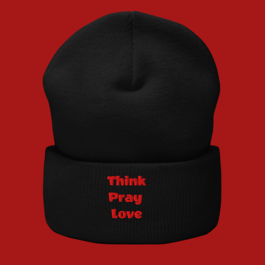 Cuffed Beanie - Think Pray Love