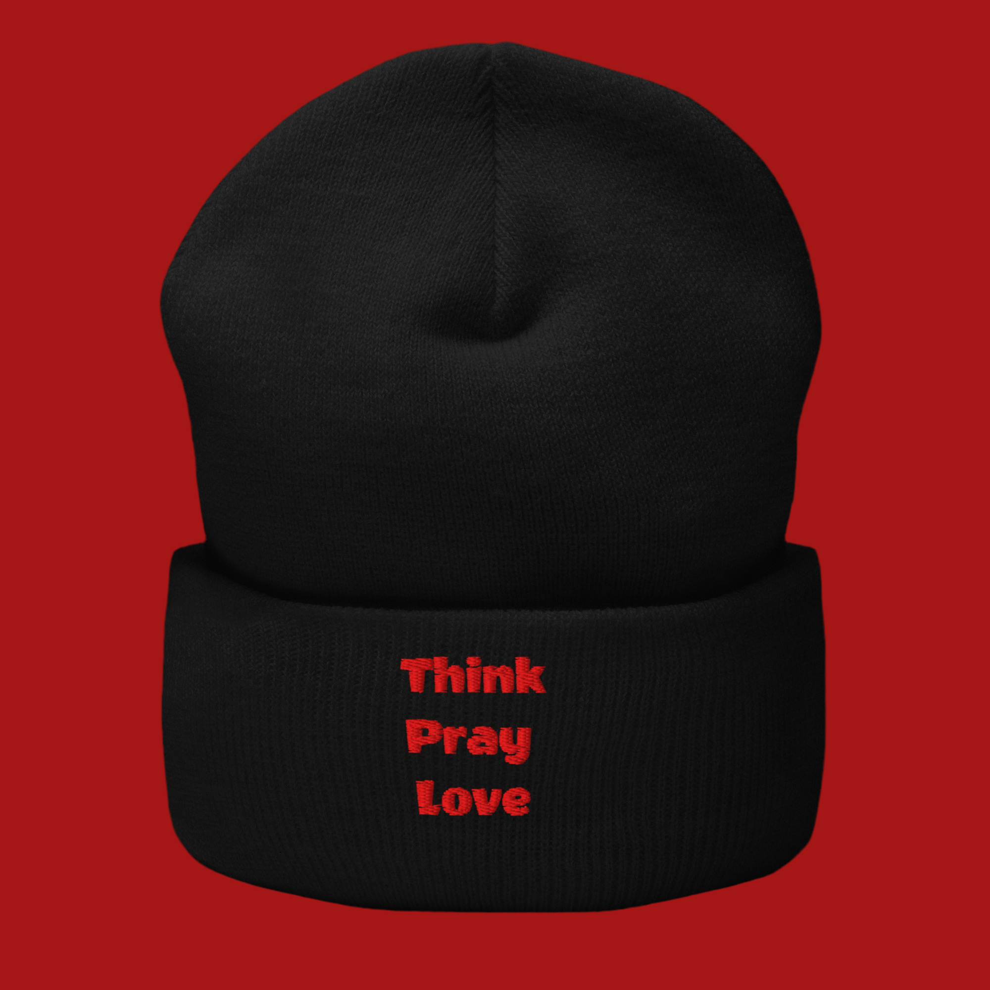 Cuffed Beanie - Think Pray Love